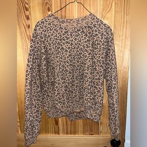 Abercrombie & Fitch cheetah print sweatshirt - XS